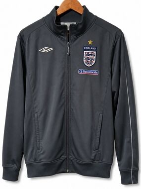 Umbro England National Team Track Jacket Nationwide Full Zip Gray L